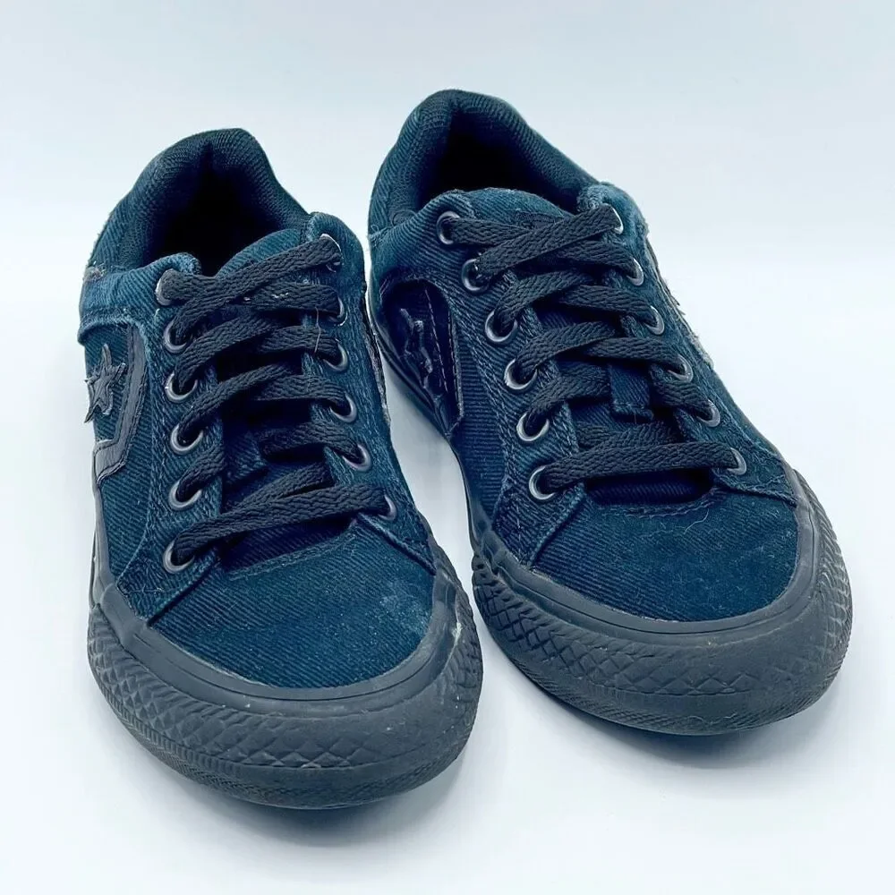 Converse All Star One Star black on black low sneakers - Kids 12